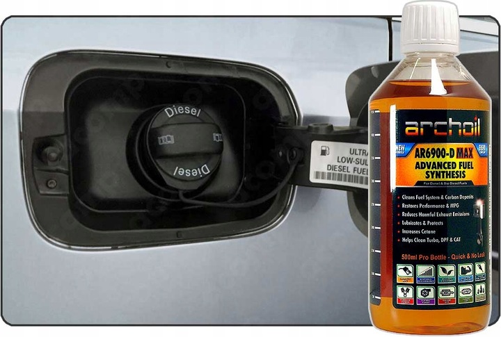 Archoil AR6900-D MAX Diesel, smaruje, czyści wtryski DPF KAT VTG, Cetane +4