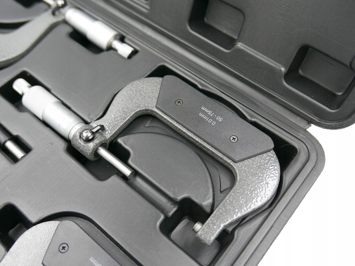 MIKROMETRY 0-100 mm ZESTAW 4x MIKROMETR ZEWNĘTRZNY