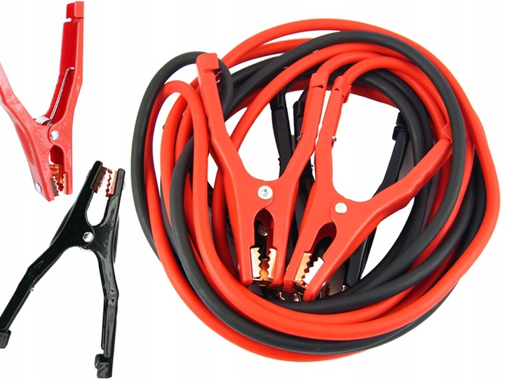 Przewody kable rozruchowe 600A / 2 x 4,5m - GRUBE