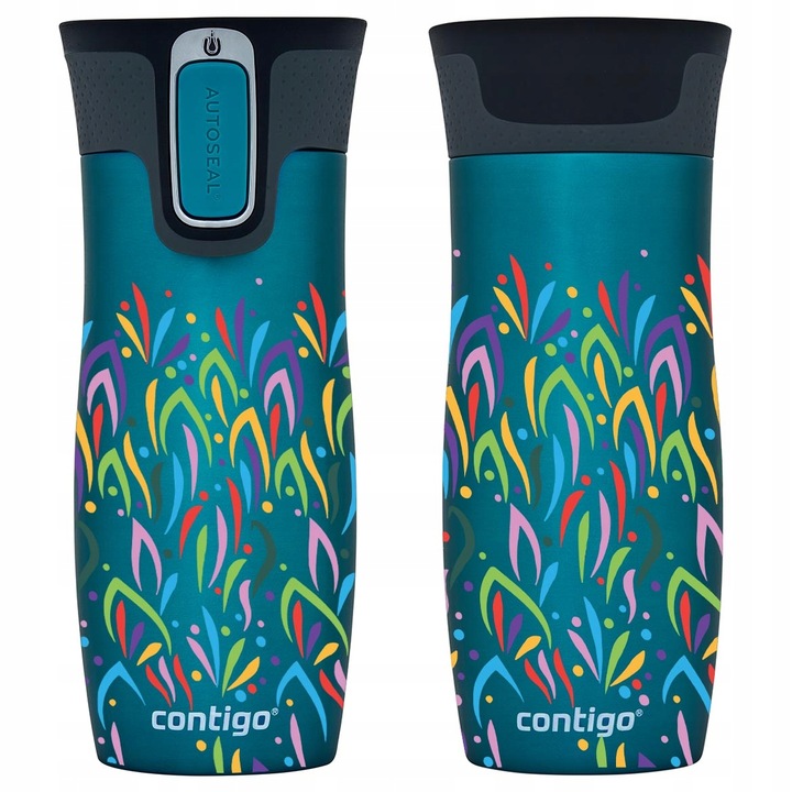 Kubek termiczny Contigo West Loop 2.0 470ml Autoseal - Turkusowy - Floresy