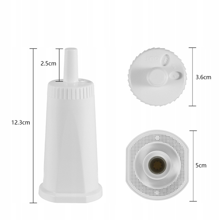 Filtr węglowy do wody do ekspresu do kawy SAGE BES008 ZESTAW 4SZT