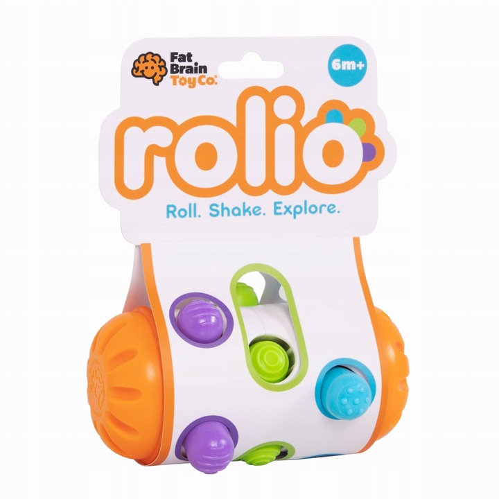 ROLIO BOBO ROLLER ZABAWKA SENSORYCZNA FAT BRAIN TOYS