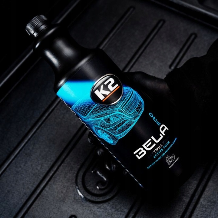 K2 BELLA PRO AKTYWNA PIANA 1L +PIANOWNICA RĘCZNA 2L DO MYCIA SAMOCHODU AUTA