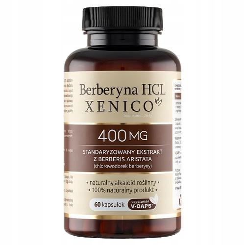 Berberyna HCL Xenico Pharma 400 mg 60 kapsułek