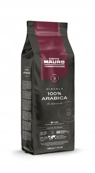 MAURO CENTOPERCENTO kawa ziarnista ARABICA 1000g 1kg 1646