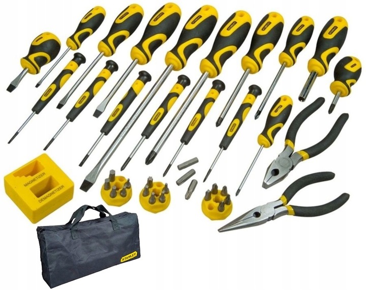 Zestaw wkrętaków Stanley 39 elementów