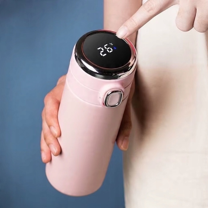 KUBEK TERMICZNY LED BUTELKA PRÓŻNIOWA 420 ML