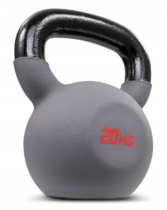 Kettlebell żeliwny 20kg kettle odważnik ciężarek wytrzymały do ćwiczeń