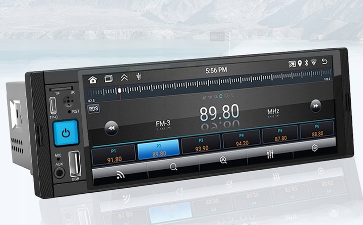 RADIO SAMOCHODOWE NAWIGACJA 1DIN ANDROID BT USB AUX KAMERA COFANIA CARPLAY