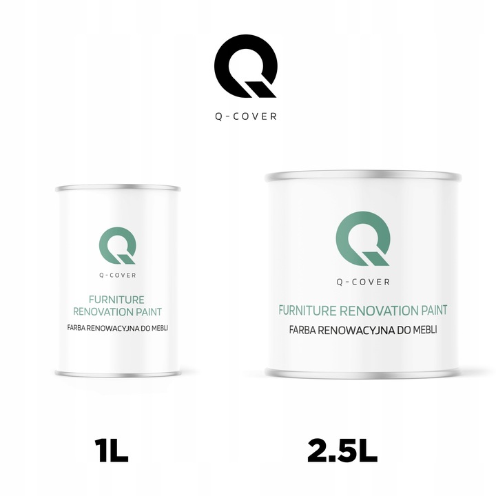 FARBA DO MEBLI KUCHENNYCH 1L FRONTÓW SZAFEK DO PŁYTY 16 KOLORÓW TRWAŁA