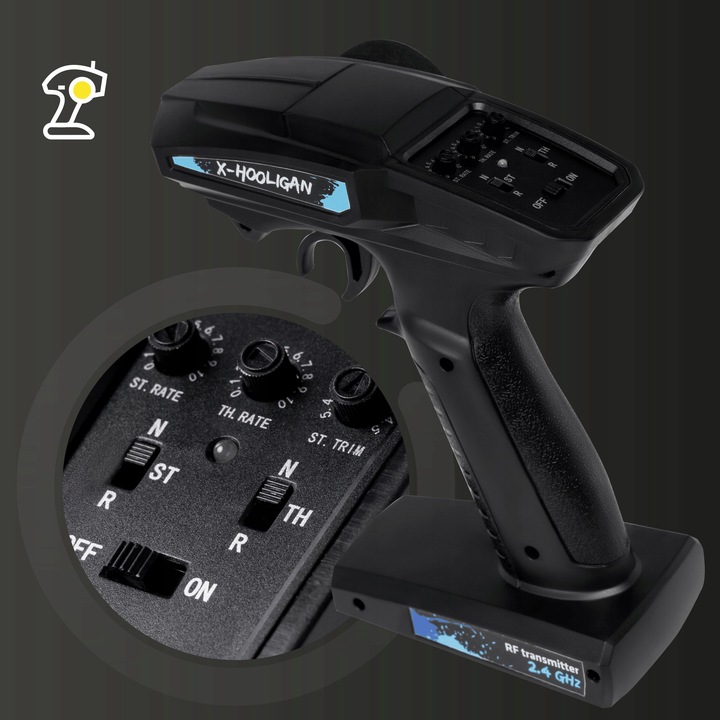 Auto Zdalnie Sterowane Samochód X-Hooligan 4x4 35km/h 1:10 DUŻE I SZYBKIE