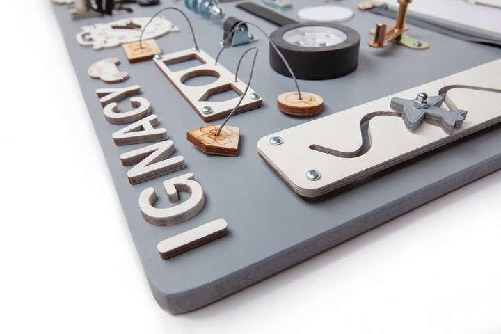 TABLICA Manipulacyjna Sensoryczna MONTESSORI XL