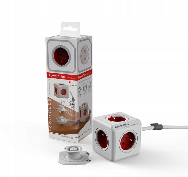 Listwa przedłużacz PowerCube Extended 1,5 m szary