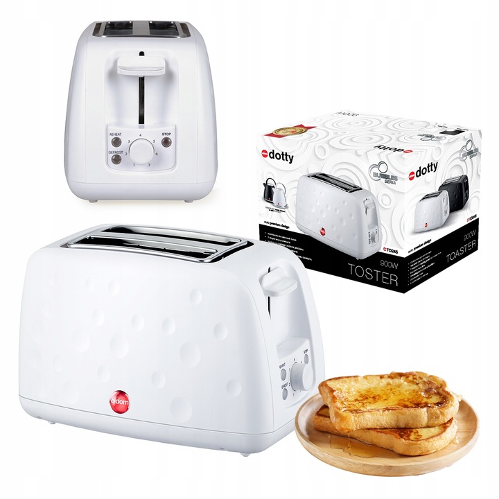 TOSTER OPIEKACZ SANDWICH TO245 BIAŁY ELDOM