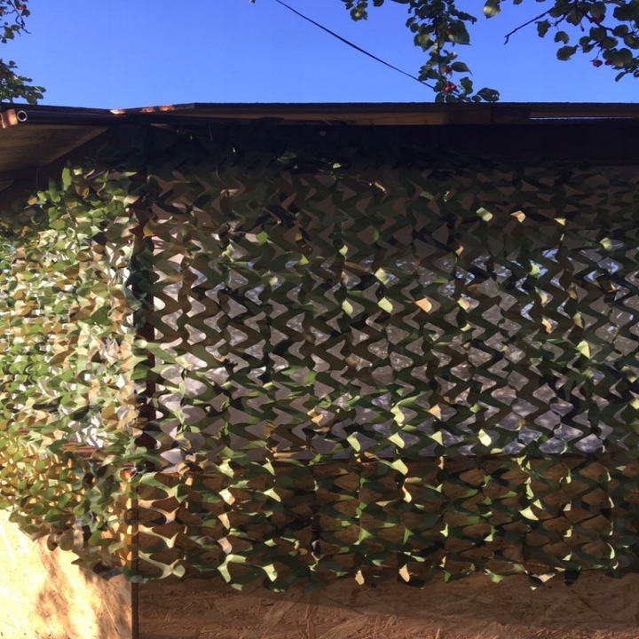 Siatka Maskująca Wojskowa Ogrodowa 3x5 Kamuflaż