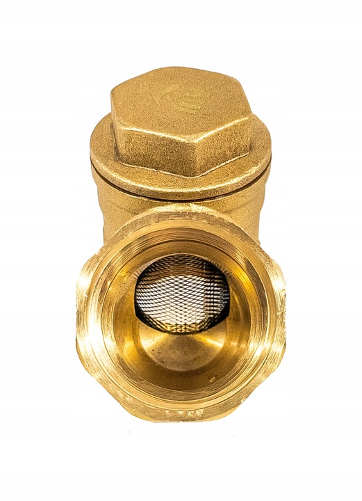 FILTR SKOŚNY SIATKOWY MOSIĘŻNY DO WODY 1" CAL DN25 TMAX 120°C SOLIDNY MOCNY