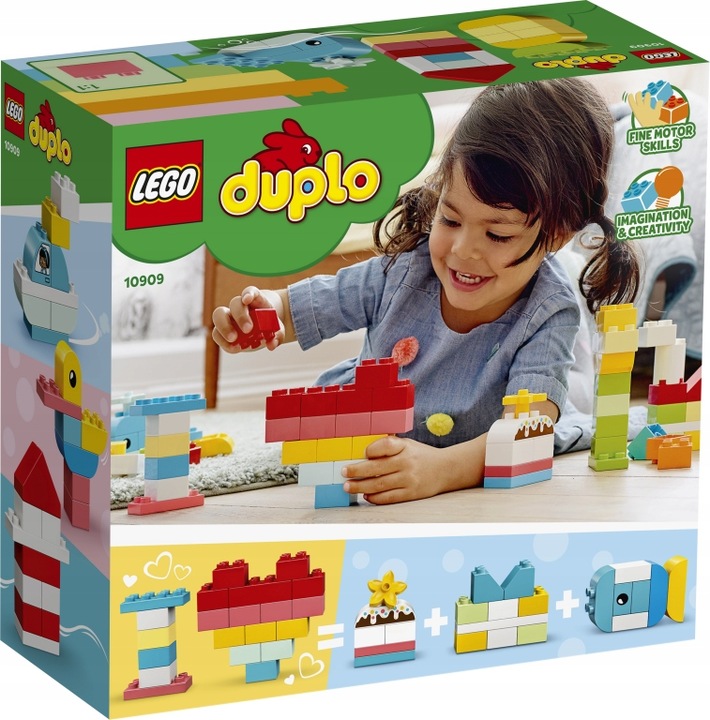 LEGO DUPLO Classic. Pudełko z serduszkiem. 10909.