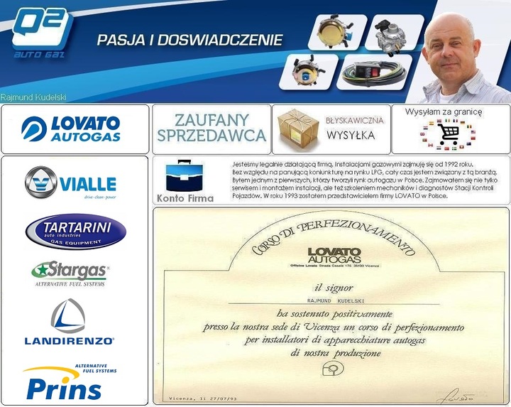 Zestaw do napełniania butli 11kg Kamper Camper PL