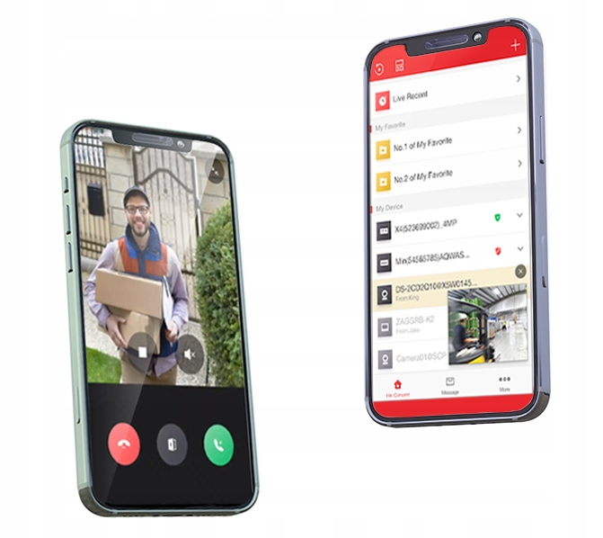 WIDEODOMOFON IP-VIS-PRO PoE Czytnik HiLook Furtka Brama
