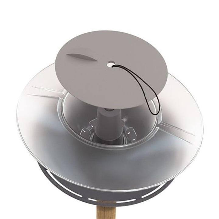 NOWOCZESNY KARMNIK DLA PTAKÓW Z ZIARNEM 1KG BIRDYFEED ROUND WYTRZYMAŁY