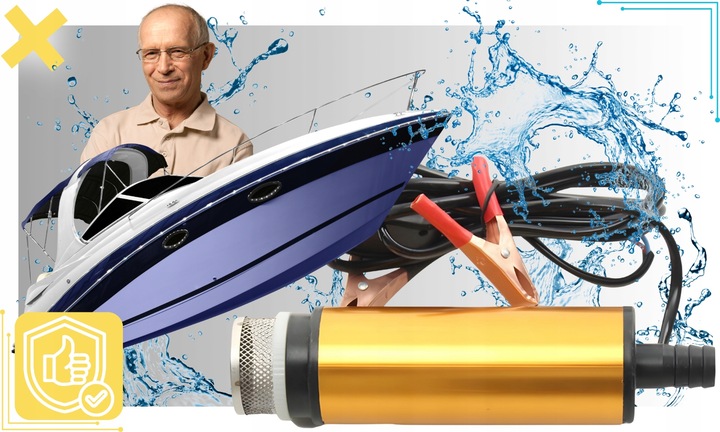 DUŻA POMPKA POMPA DO SPUSZCZANIA PALIWA ROPY OLEJU WODY ELEKTRYCZNA 24V