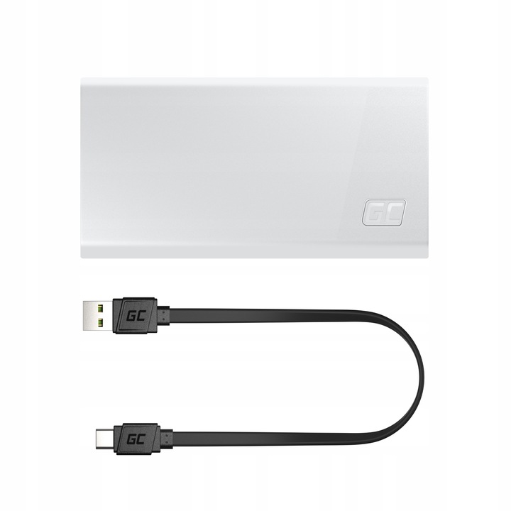 Green Cell Powerbank 20000mAh 22.5W Biały PowerPlay20s 3x USB-C PD QC 3.0