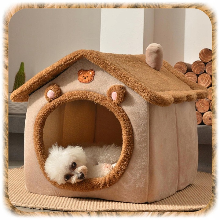 LEGOWISKO DLA KOTA PSA DOMEK BUDKA KOJEC PLUSZOWY PODUSZKA POSŁANIE BUDA