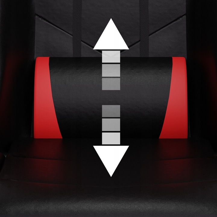 FOTEL GAMINGOWY CYBER CHAIRS X-LOGIC RED - BIUROWY