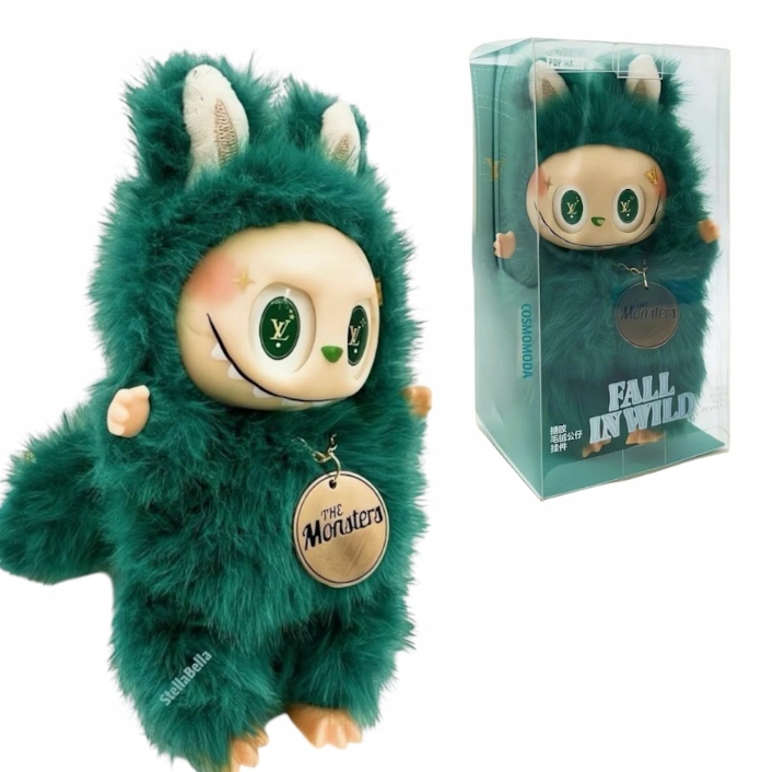 MASKOTKA BUBU ZIMOMO MONSTERS PLUSZAK BRELOK ZAWIESZKA 17 CM PREZENT