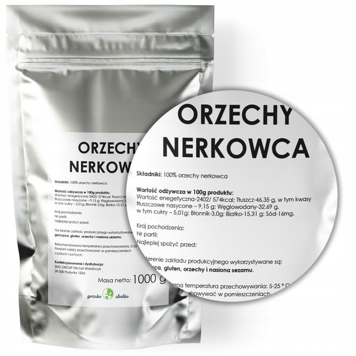 ORZECHY NERKOWCA najwyższa jakość 1kg