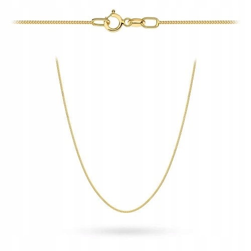 ZŁOTY ŁAŃCUSZEK PANCERKA 585 45 CM CIENKI IDEALNY NA PREZENT