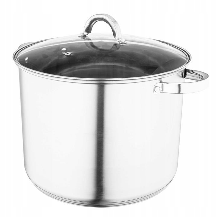 Wysoki garnek indukcja DUŻY stal nierdzewna Altom Design Fabio 15 litrów
