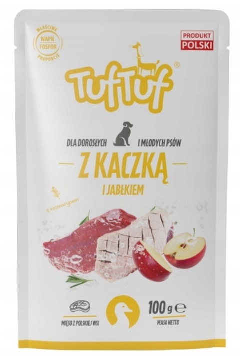 TUF TUF KARMA MOKRA SASZETKA 40X100G 65% MIĘSA