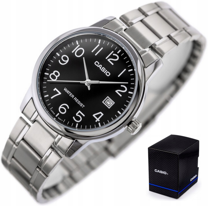 Zegarek CASIO dla chłopca DZIECIĘCY datownik cyfry +BOX GRAWER +TOREBKA