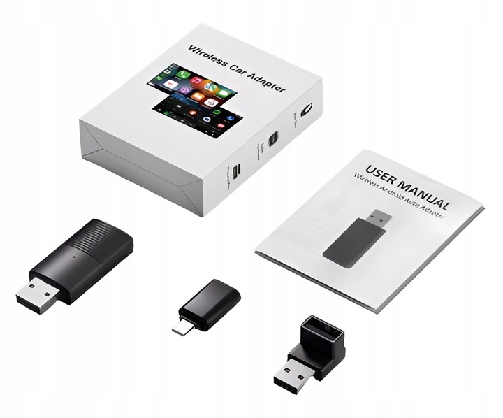 Bezprzewodowy Adapter Mini USB CarPlay do iPhone iOS