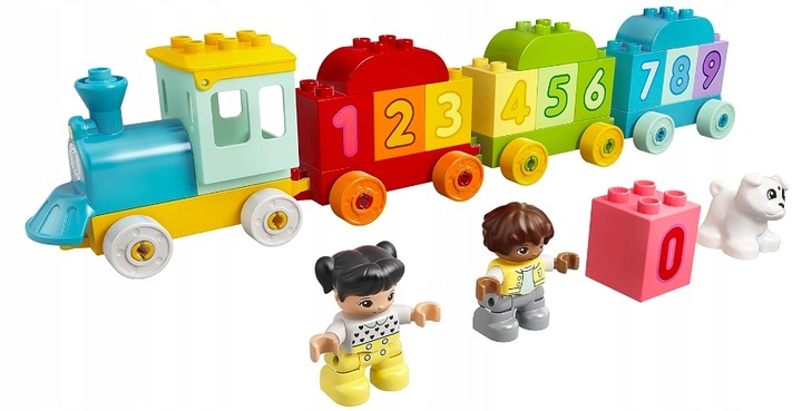 LEGO Duplo 10954 Pociąg z cyferkami + Torba Lego Prezent
