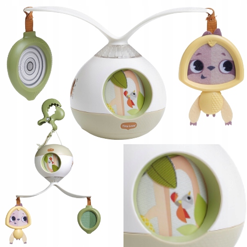 Boho Czas dla Brzuszka Tiny zabawka do raczkowania karuzela pozytywka 2w1