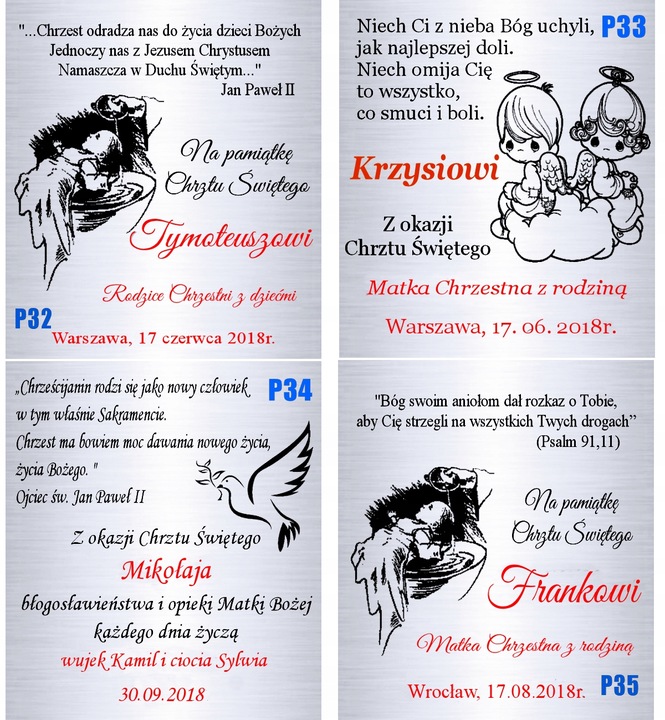 Srebrny Łańcuszek 925 Medalik Matka Serce Chrzest Komunia Grawer