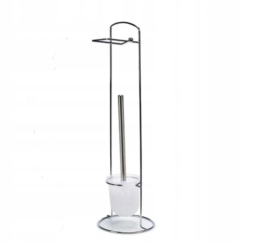 STOJAK ATON na PAPIER toaletowy CHROM zasobnik WC