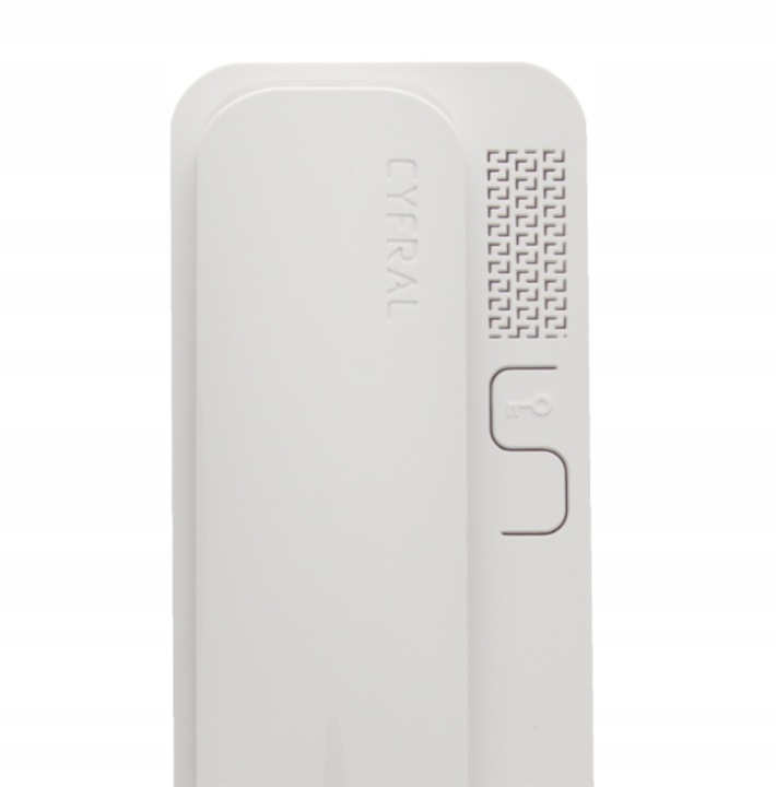 CYFRAL Unifon słuchawka do instalacji 4,5,6 żyłowych Domofon SMART 5P/BIAŁY