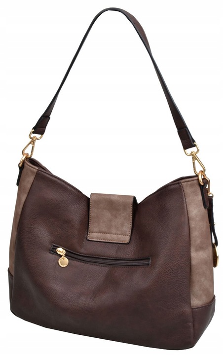 Lulu Castagnette torebka klasyczna na ramię czekolada