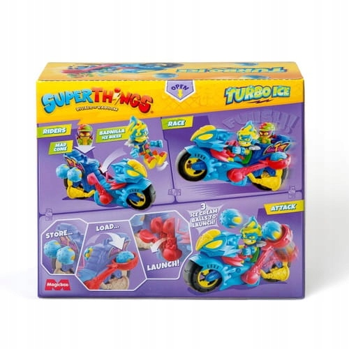 SUPER ZINGS THINGS Turbo Ice + Egzoszkielet SUPERTHINGS seria 11 12 Pojazd