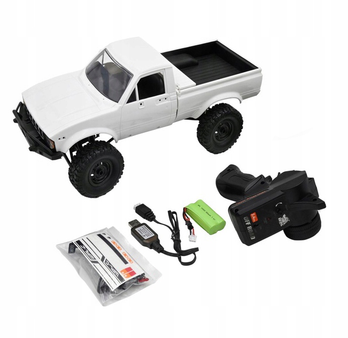 SAMOCHÓD ZDALNIE STEROWANY Auto RC TERENOWY WPL OFF ROAD 4x4 DUŻY PICKUP