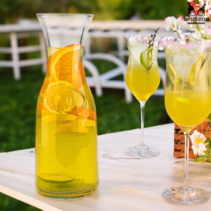 5 SZTUK KARAFKA DZBANEK NA WODĘ KARAFKI NA WODĘ SOKI LEMONIADĘ NAPOJE 1L