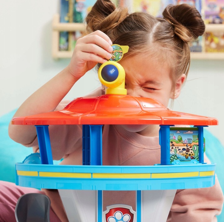 PSI PATROL DUŻA BAZA ZE ZJEŻDŻALNIĄ + CHASE FIGURKA I POJAZD RADIOWÓZ