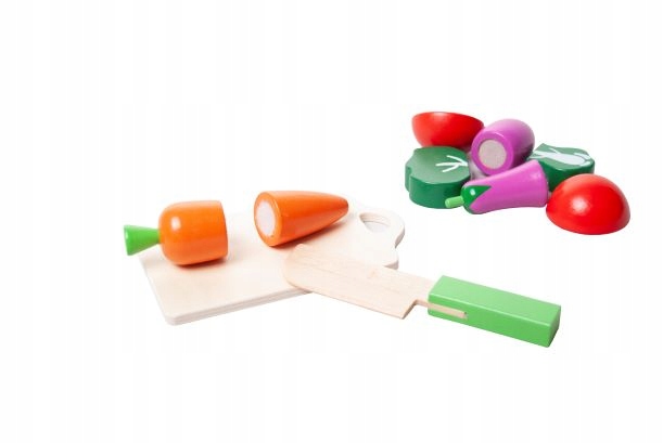 Drewniane Warzywa i Owoce do Krojenia na Rzep Rzepy Zestaw Deska dla Dzieci