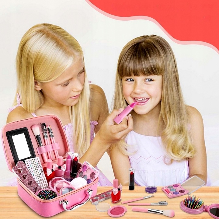 Kuferek kosmetyków Zestaw MAKE UP MALOWIDŁA Kosmetyki dla dziecka makijaż