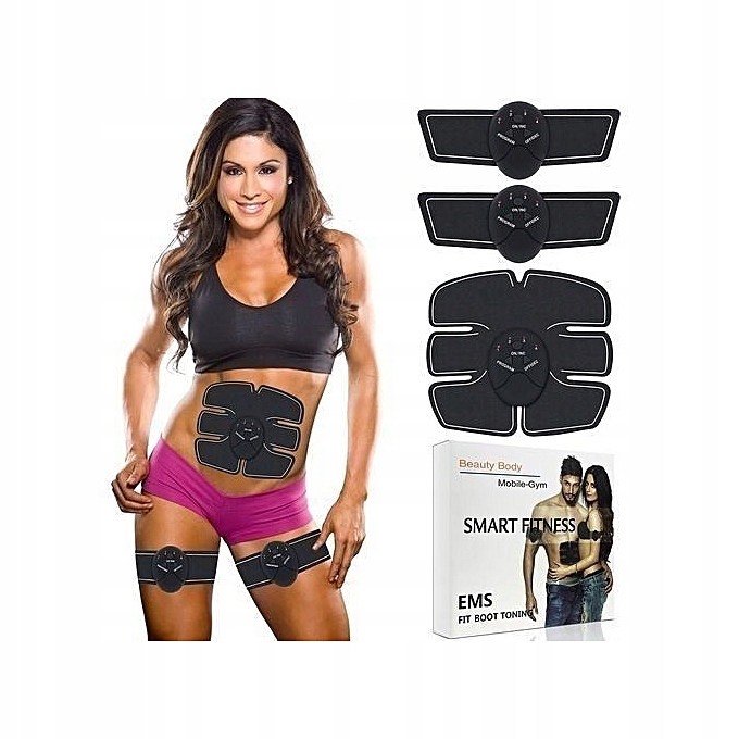 Komplet Six Pack ODCHUDZANIE MINI SIŁOWNIA Masażer EMS TENS MIĘŚNI NERWÓW 3