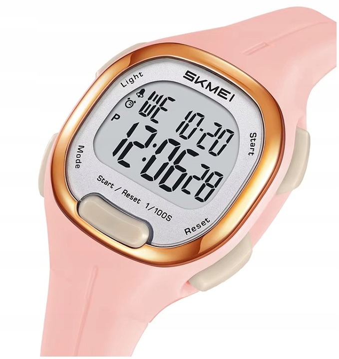 Zegarek damski SKMEI skm.124571d.wm elektroniczny wiele funkcji