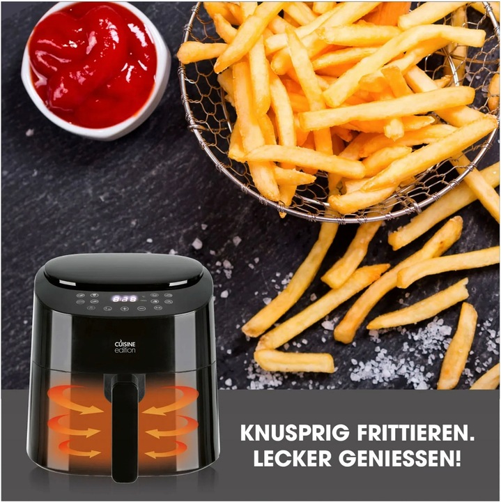 Frytkownica Air Fryer 4,5L LED 1450W 8 PROGRAMÓW